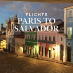 Late afternoon view of a street of Salvador, Bahia, Brazil