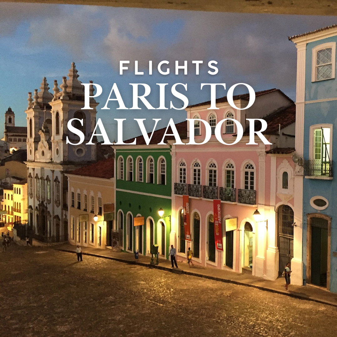 Late afternoon view of a street of Salvador, Bahia, Brazil