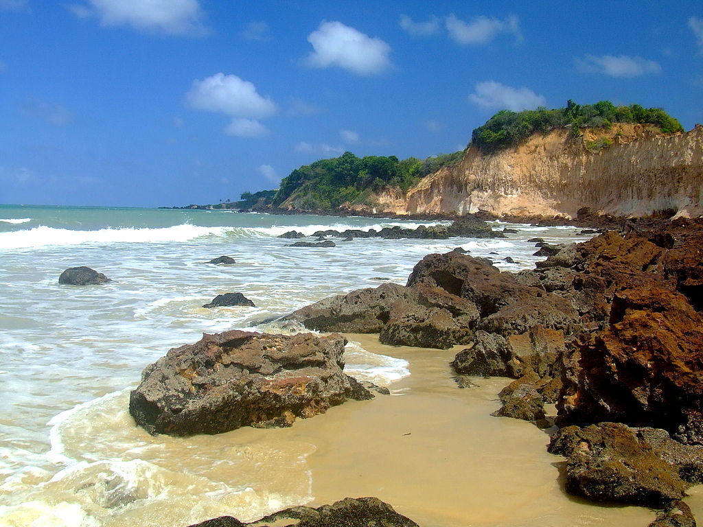 View of Cotovelo Beach in Natal Brazil